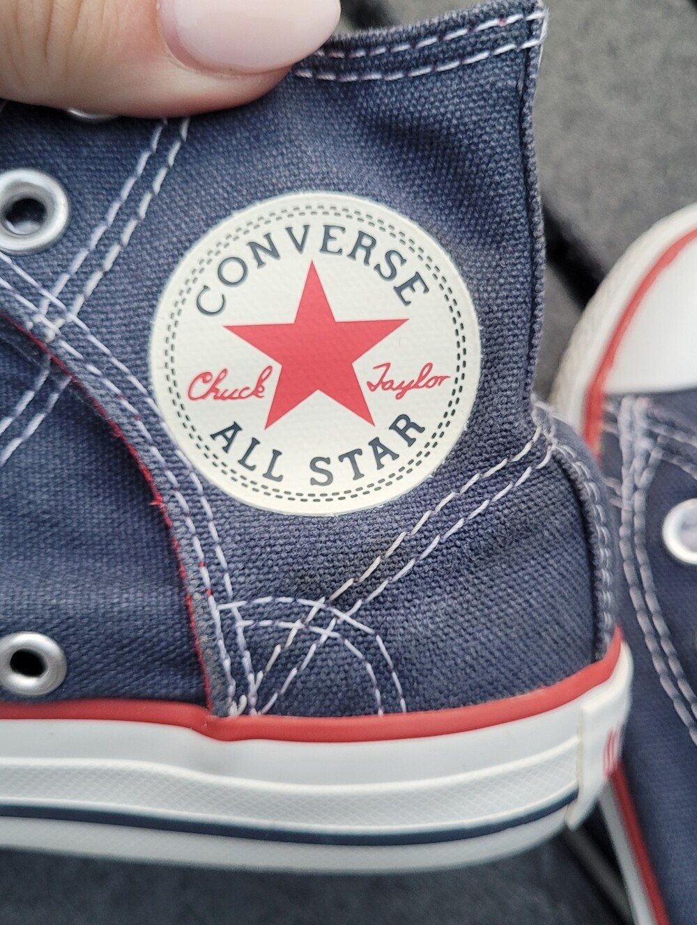 Converse Sneakers All Star High Top Chuck Taylor No Tie Size 12 EU29 - Picture 9 of 14
